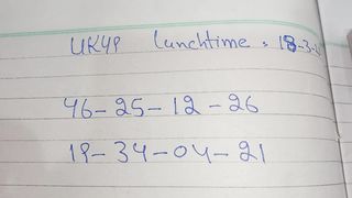 uk49 lunchtime 18-03-2023, United kingdom daily lottery,