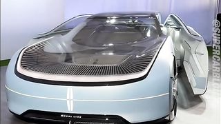 Lincoln's driverless concept has a digital screen that covers the entire floor