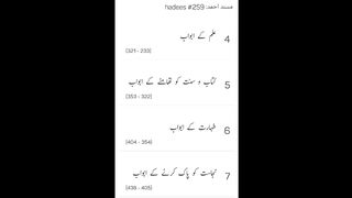 Musnad Ahmed Hadees No 259 - 267 _ Ahmad ibn Hambal