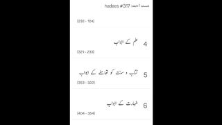 Musnad Ahmed Hadees No 317 - 321 _ Ahmad ibn Hambal
