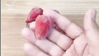 Refreshing strawberry drink