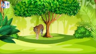 bloody tiger | jungle story | 3D Animated Urdu Moral Stories for Kids | #junglestory