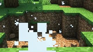 Minecraft When you DON'T fill the Creeper Holes....