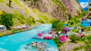 Waterfall Nature Mountain Views_ #youtubeshorts #shorts #video