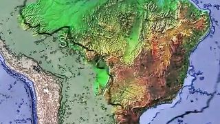 Essa é a geografia do Brasil e dá América do Sul