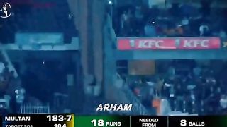 Last 8 balls of PSL 8 drama