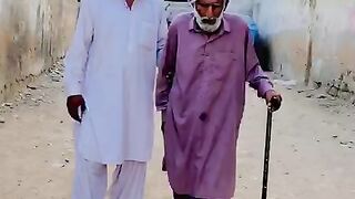 My baba walking Mashaallah