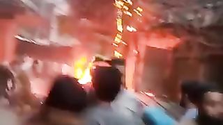 Transform blust in Shahalam Market Lahore