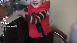 Playing Cute Little Baby