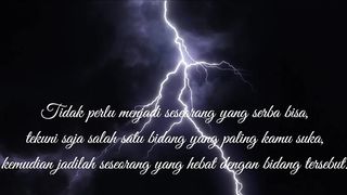 Tidak perlu menjadi orang yg serba bisa,