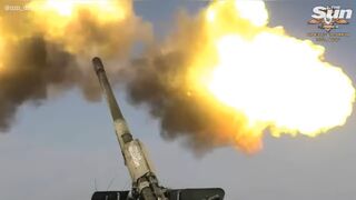Donetsk Pro-Russian forces fire artillery on Ukrainian positions