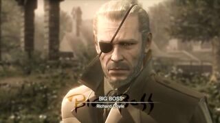 Metal Gear Solid 4 - Snake Meets Big Boss (Final Scene of Franchise)
