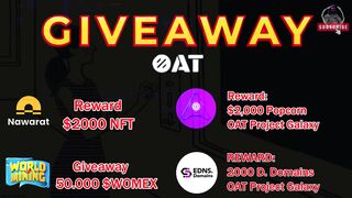 NFT PROJECTS | GIVEAWAY TOKENS & NFTs + [OAT] PROJECT GALAXY
