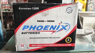Phoenix EuroMax 120R Maintenance free Battery for deisel cars