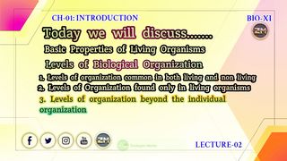 Levels of Biological Organization