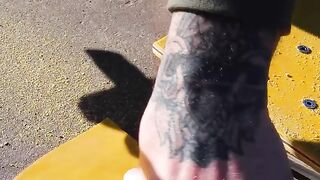 Skateboard Becomes a Stylish Knife Handle