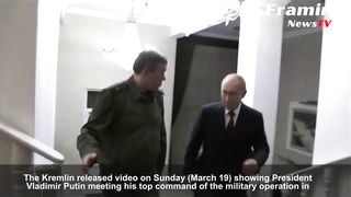 Putin bertemu dengan komando tertinggi operasi militer Rusia di Ukraina