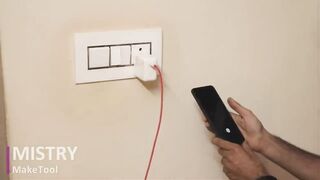 Make A Mobile Wall Holder || Mobile Charging Wall Stand - Gadgetzone24