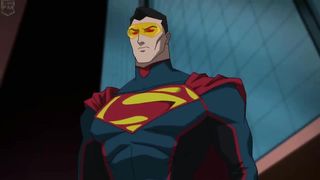 Four Superman's Fight at Lexcorp _ Reign of the Supermen