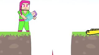 Steve offended the Snake but paid for it | Steve Alex life | minecraft funny animation
