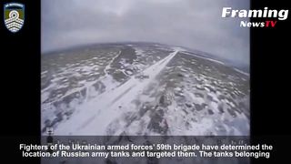 Tank Rusia dibuat tak berdaya oleh drone kamikaze Ukraina: Tank maju langsung diserang