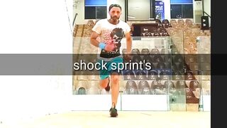 Squash. Shock sprinting