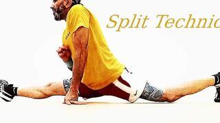 Squash lunges exercise and stretching