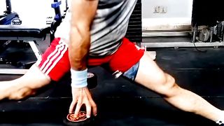 Squash. Gym exercise