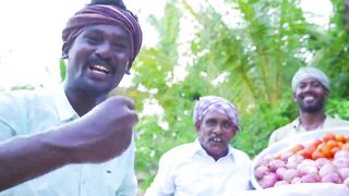Layered Mutton Biryani Recipe Cooking In Village | Goat Biryani Cooking & Eating