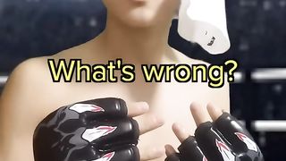 Boxing vs MMA for the first time be like: