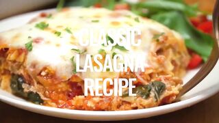 The Most Amazing Homemade Lasagna Recipe | Relaxing Food Cooking Videos