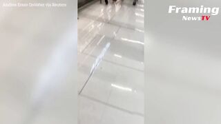 Momen kepanikan di supermarket saat gempa 6,8 M mengguncang Ekuador