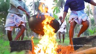 1000 MYSORE PAK | Traditional Mysore Pak Recipe Cooking in Village