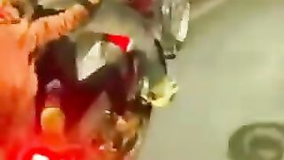 One wheeling with a girl