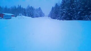 Lake effects starting to kick in didn't get a ton of snow