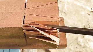 Hidden Fish Tail Wood Joints