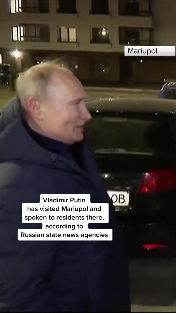 #Vladimir #Putin visit to #Mariupol