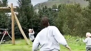 Hero Dad's saving their kids