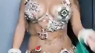 Beautiful belly dancer