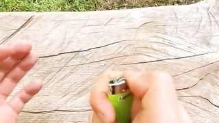 Faire un feu avec un briquet cassé ?! ????????