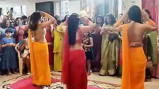 Indian local marriage dance party