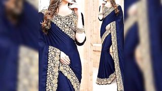 Designer Blue Saree | Bridal Saree Ideas | Saree designs