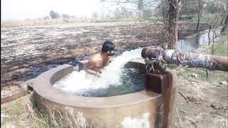Desi boy village swimming 47