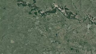 Сегодняшний Бахмут на карте, идут тяжелейшие бои