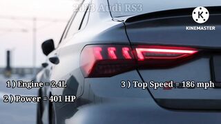 Audi rs3 the performance of the class