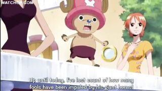 LUFFY'S FIRST TIME USING HAKI AND HE DIDNT REALIZE IT. FEBSPOT