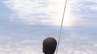 MICHAEL TURNED INTO A FISH! ???? Now what will happen next? #shorts #gta5