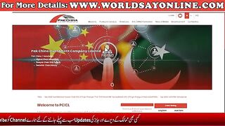China jobs 2023 apply online in Pakistan...
