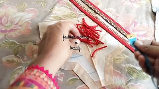 Beautiful Neck Design cutting and stitching||v cut neck design