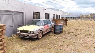 Rebuilding BMW M5 E28 - Forza Horizon 5 (Steering Wheel Shifter) Gameplay